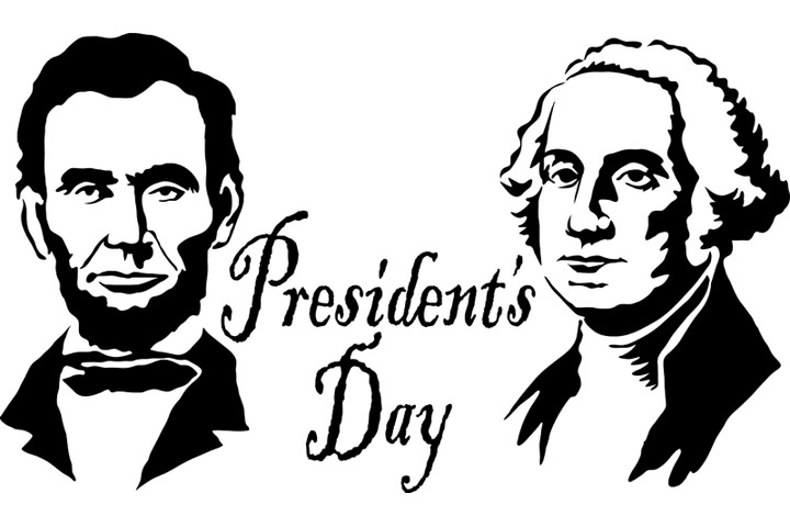Abraham Lincoln and George Washingtin Presidents' Day